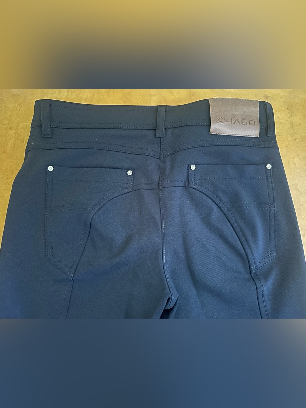 Iago Italia Equestrian Riding Breeches in Navy, Size 24, GUC! - Picture 5 of 14